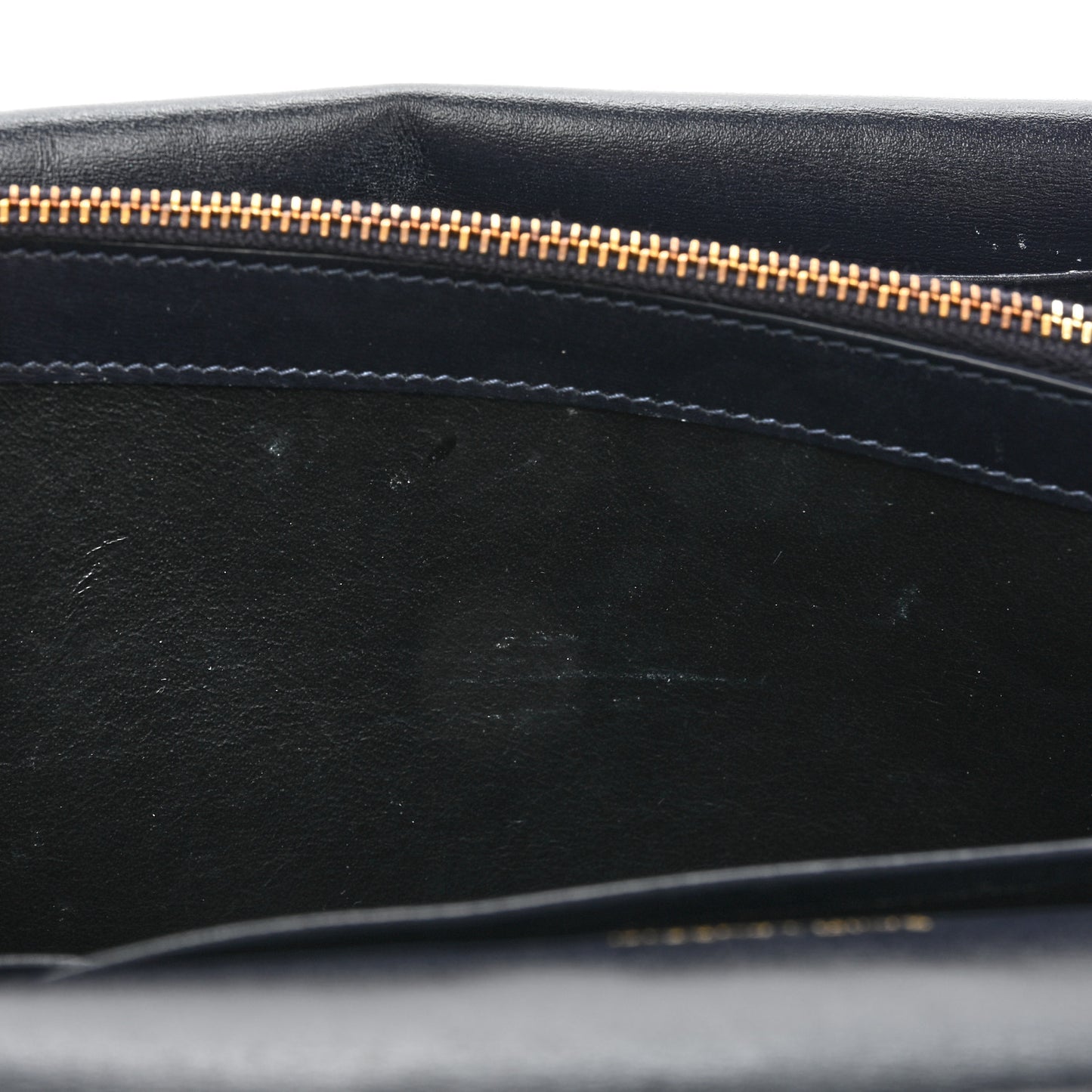 Smooth Calfskin Monogram Sulpice Chain Wallet Navy