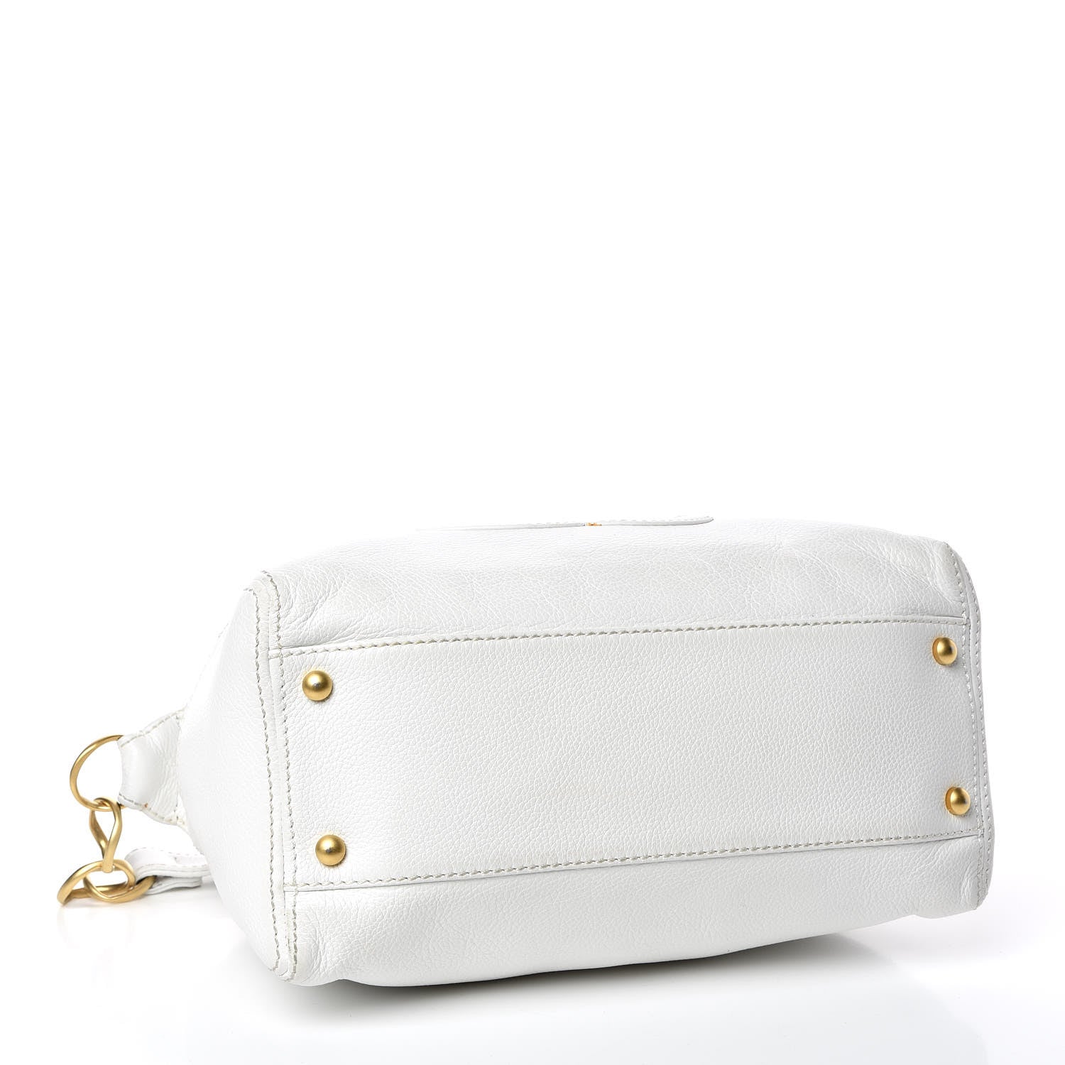 Chanel Calfskin CC Shoulder Bag White 4 of 18