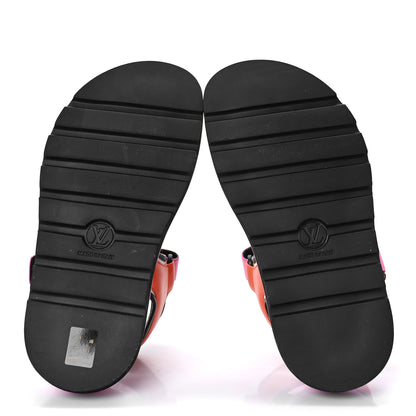 Louis Vuitton Calfskin Pool Pillow Flat Comfort Sandals 39 Rose Pop Pink 6 of 8