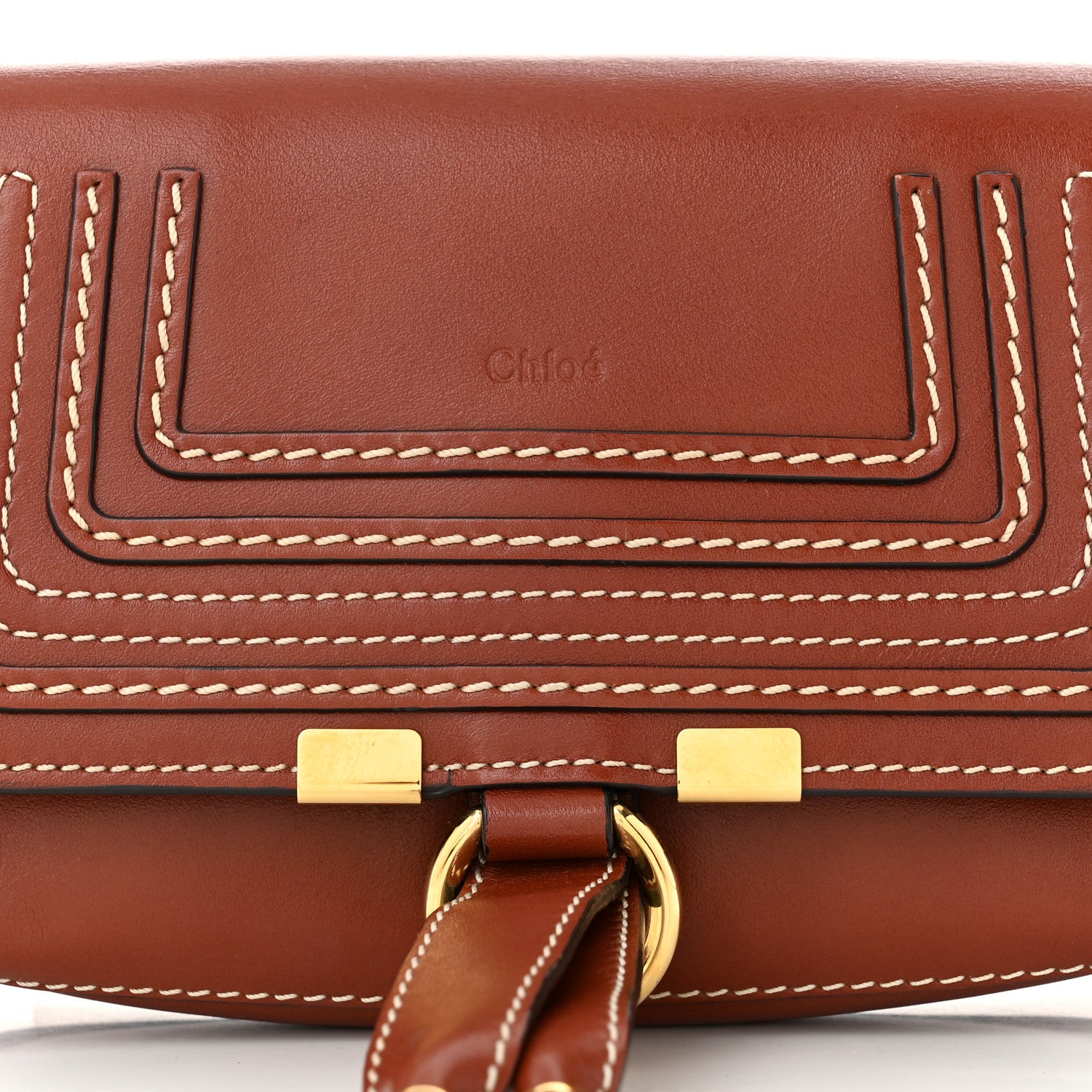 Chloe Calfskin Marcie Convertible Belt Bag Brown 8 of 10