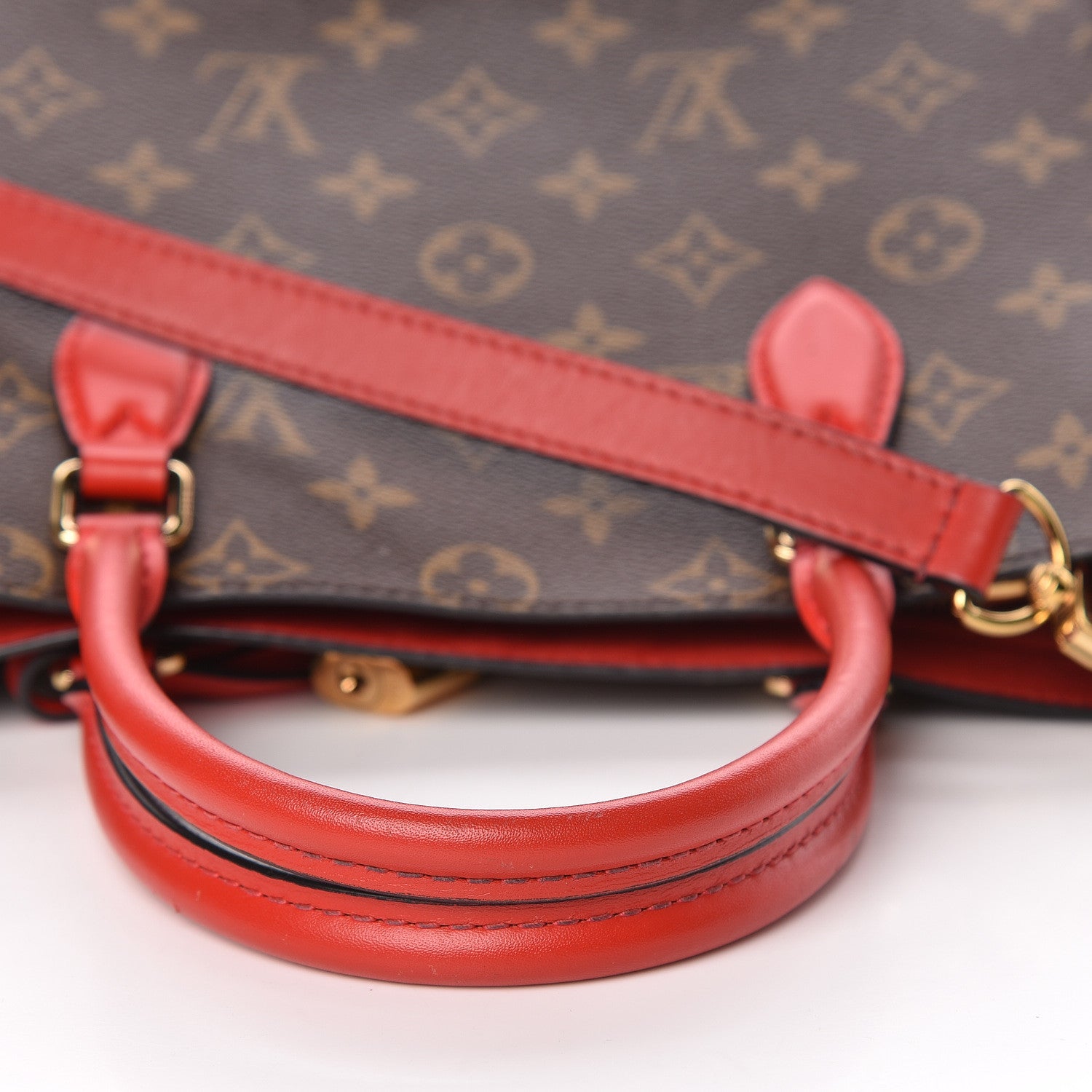 Louis Vuitton Monogram Flower Tote Coquelicot 12 of 19