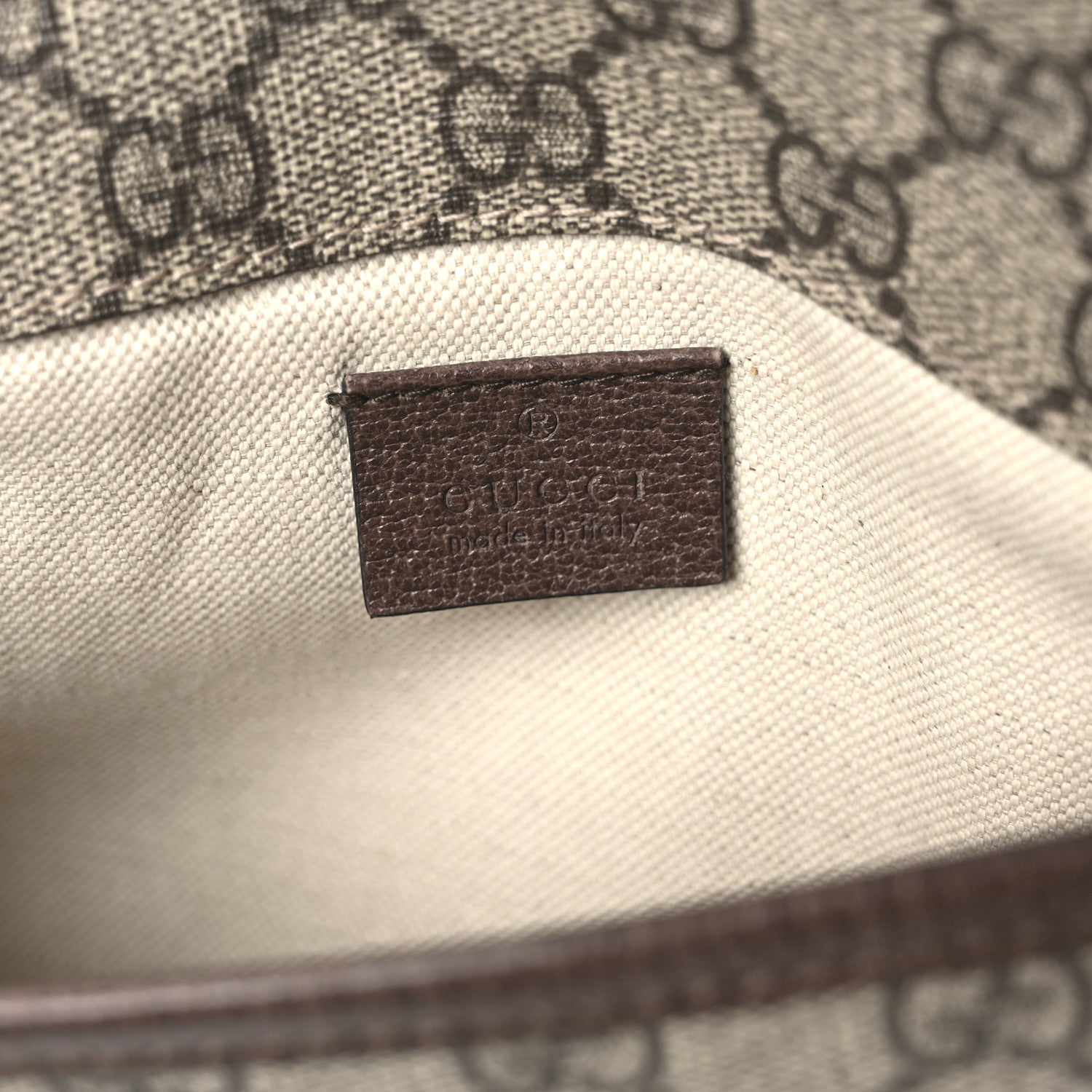 Gucci GG Supreme Monogram Neo Vintage Web Belt Bag Brown 6 of 11
