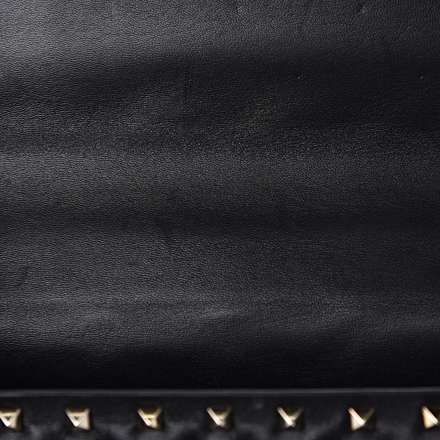 Valentino Garavani Lambskin VLTN Print Medium Rockstud Spike Shoulder Bag Black 7 of 16