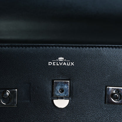 Delvaux Smooth Calfskin Mini Tempete Satchel Black 6 of 13