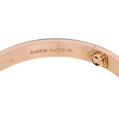 Cartier 18K Rose Gold LOVE Bracelet 18 6 of 7