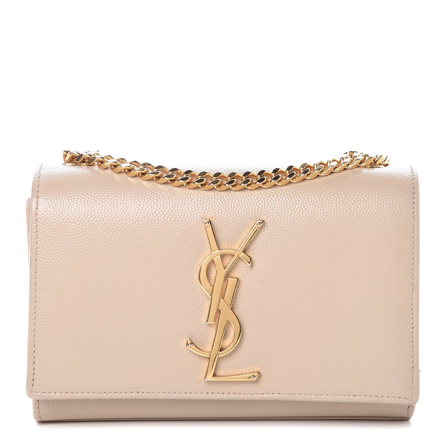 Grain De Poudre Small Monogram Kate Satchel Nude Powder