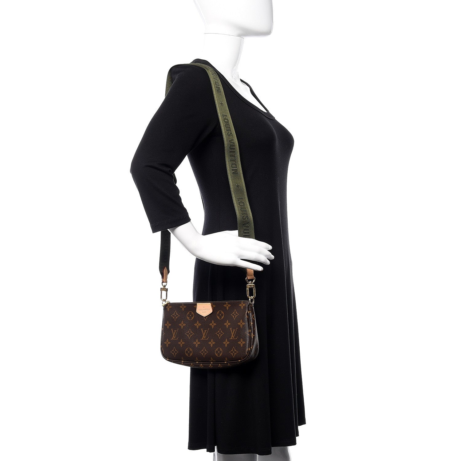 Louis Vuitton Monogram Multi Pochette Accessories Kaki 2 of 11