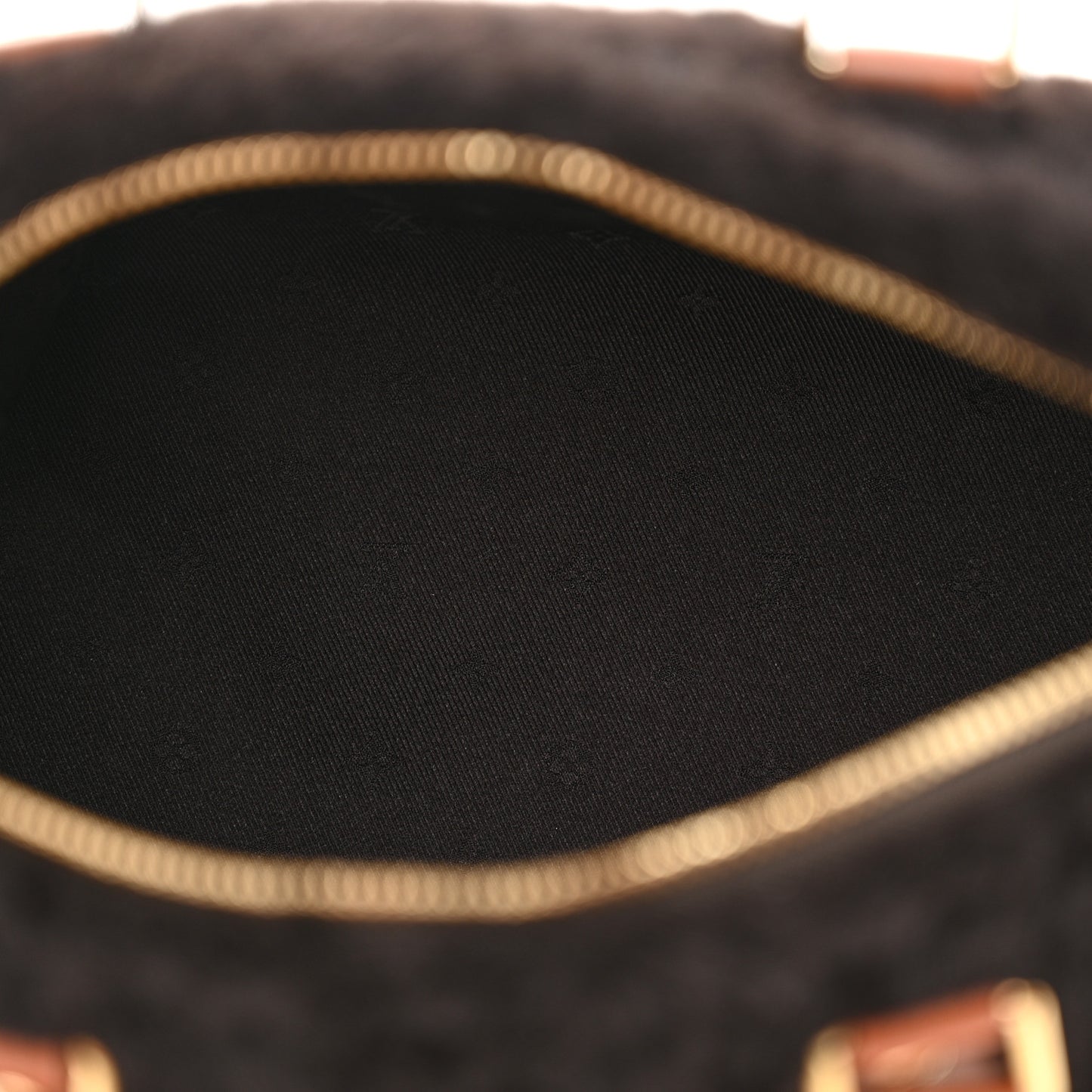 Shearling Monogram LV Ski Cozygram Speedy Bandouliere 25 Chocolate Cream