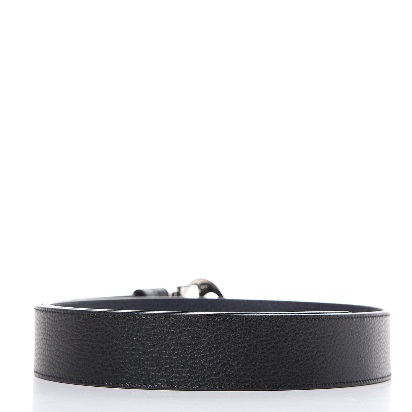 Calfskin 1973 Reversible Belt 95 38 Black Navy