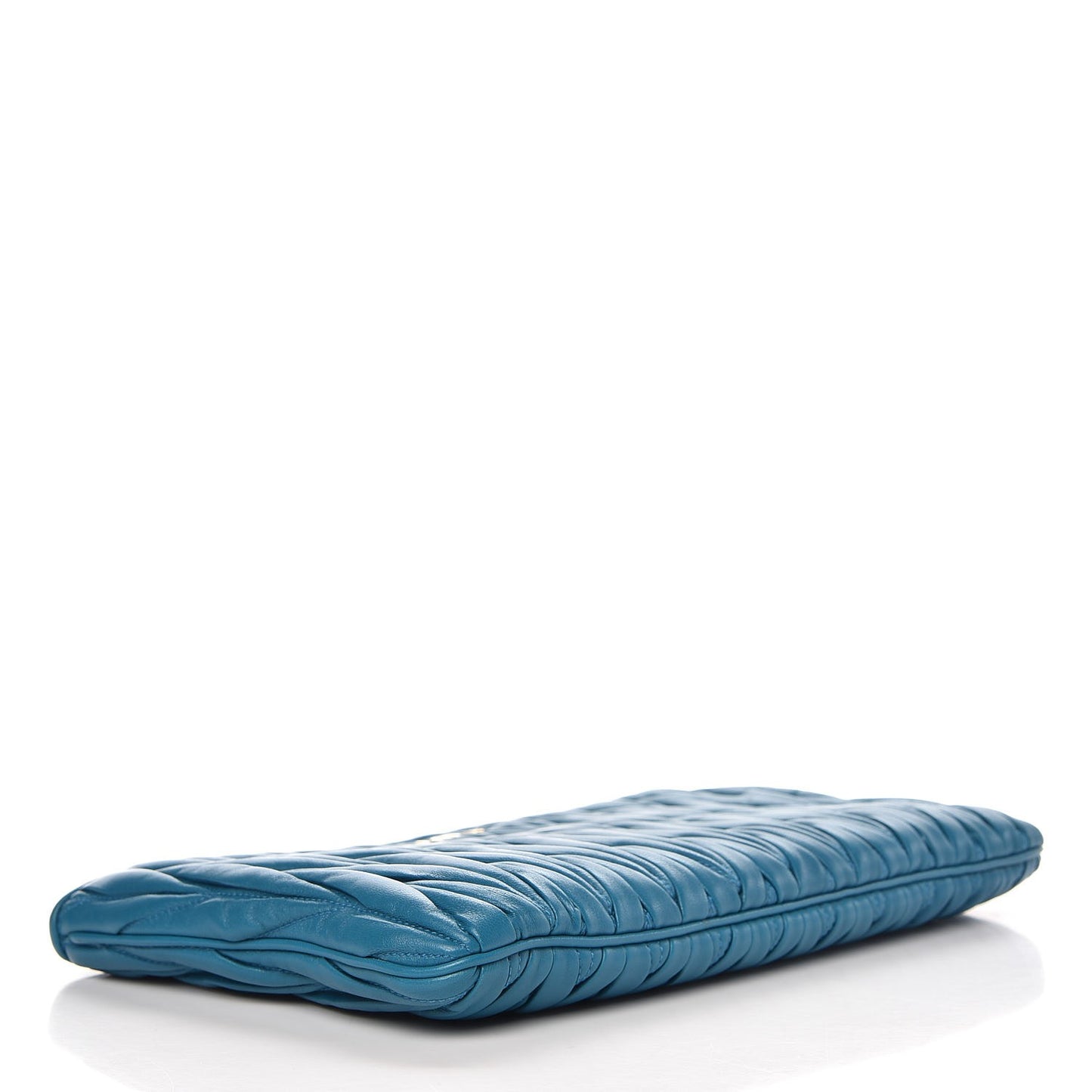 Nappa Matelasse Clutch Laguna