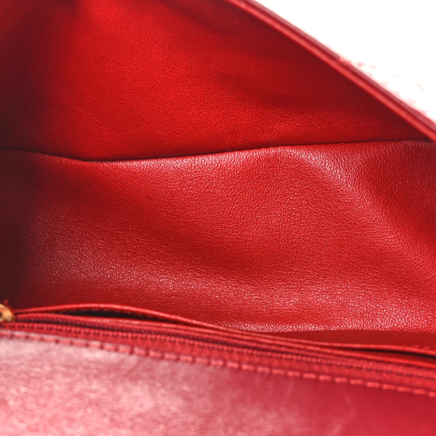 Aged Calfskin Quilted 2.55 Reissue Mini Flap Red