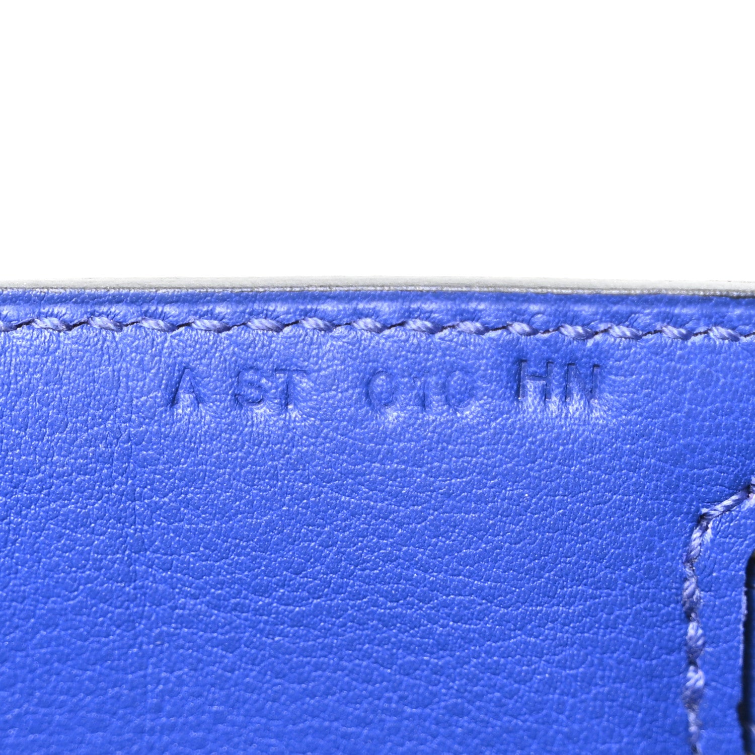 Hermes Swift Kelly Pochette Clutch Bleu Electrique 7 of 11