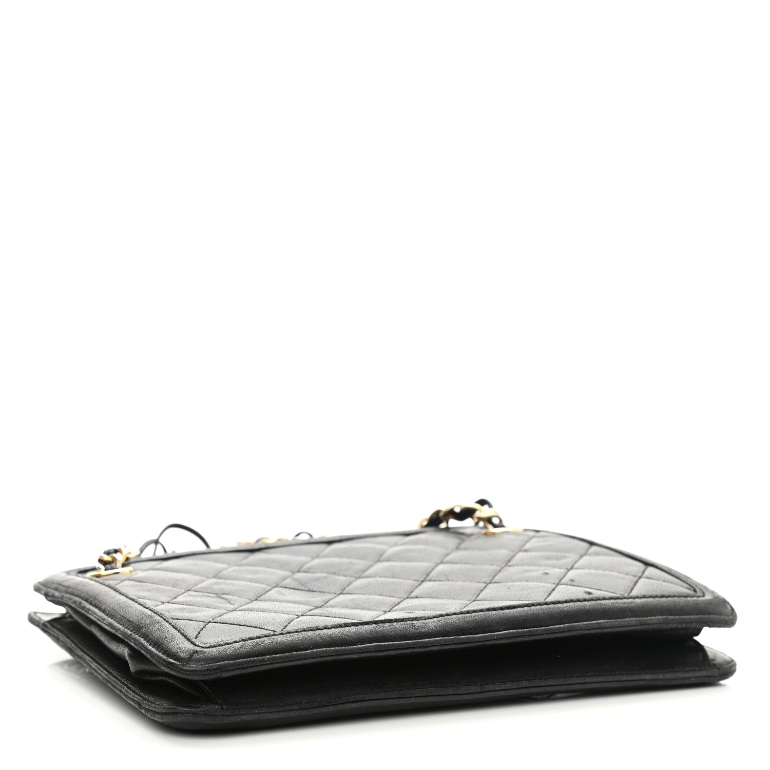 Chanel Lambskin Quilted Tassel Bag Black 3 of 13