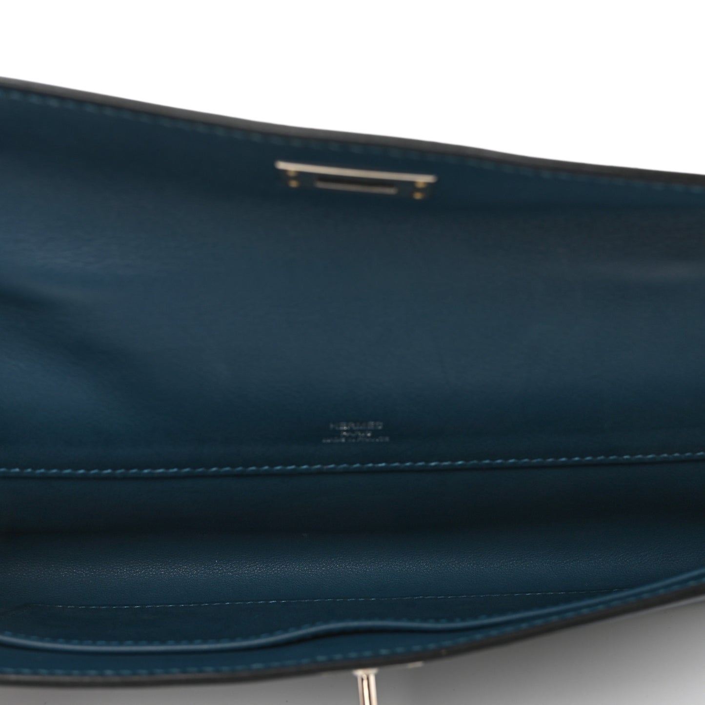 Swift Kelly Cut Clutch Pochette Bleu Tempete