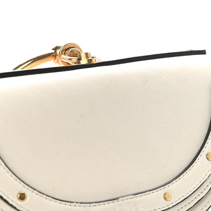 Chloe Calfskin Small Nile Bracelet Minaudiere Bag Off White 10 of 10