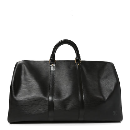 Louis Vuitton Epi Keepall 50 Black 1 of 9
