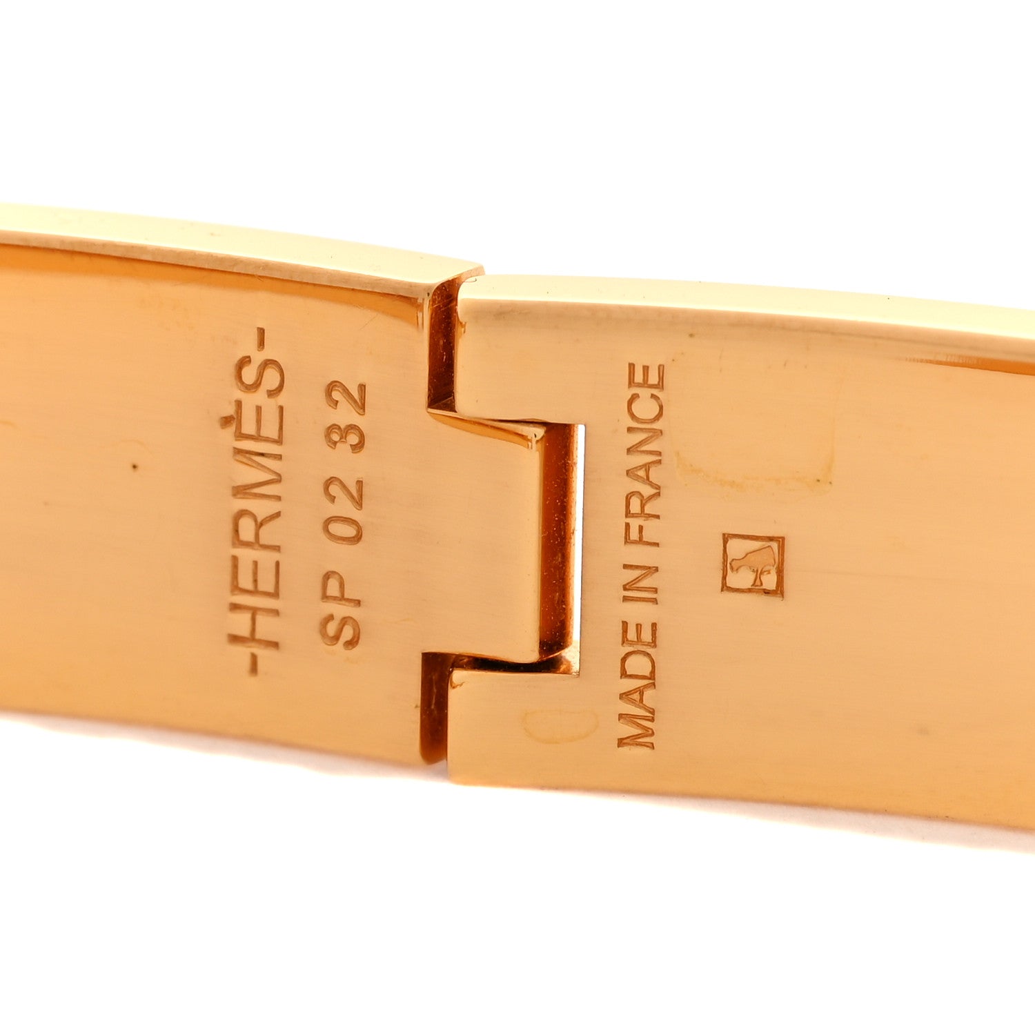 Hermes Enamel Narrow Clic Clac H Bracelet White 4 of 5