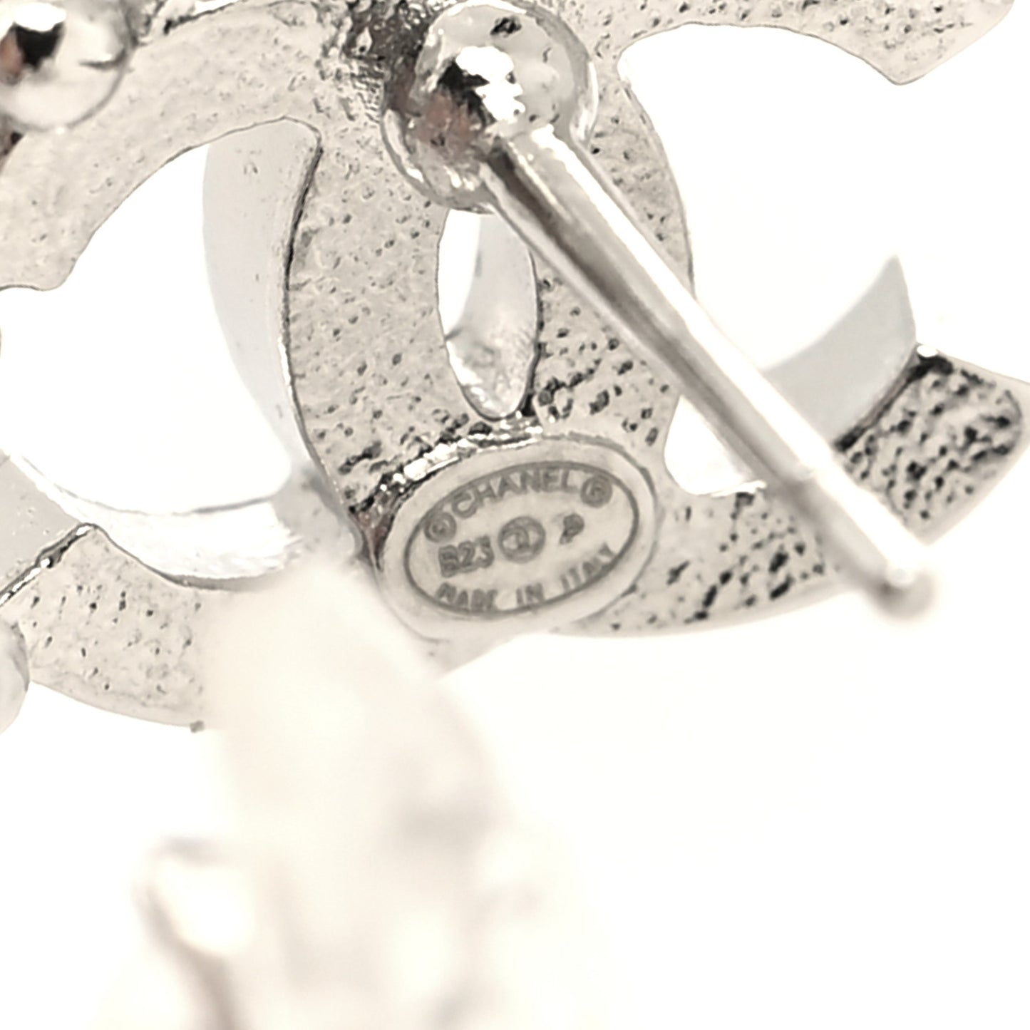 Crystal Star 5 CC Earrings Silver