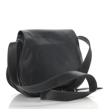 Chloe Calfskin Medium Marcie Round Crossbody Bag Black 3 of 12