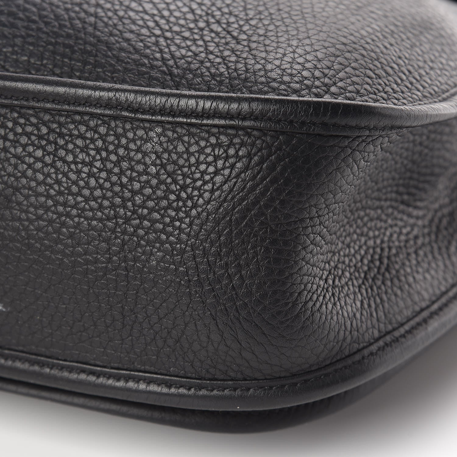 Hermes Taurillon Clemence Evelyne III GM Black 15 of 19
