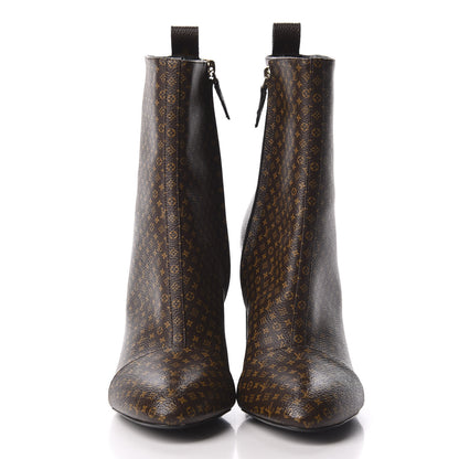 Louis Vuitton Monogram Silhouette Ankle Boots 40 3 of 12