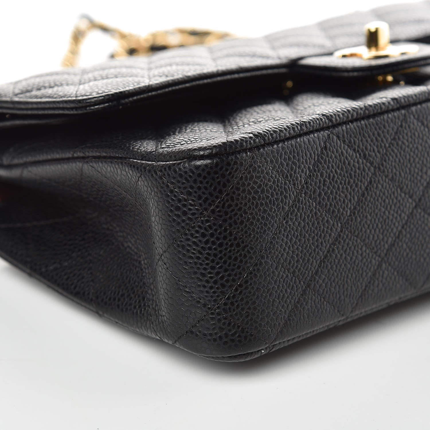 Chanel Caviar Quilted Medium Double Flap Black 8 of 10