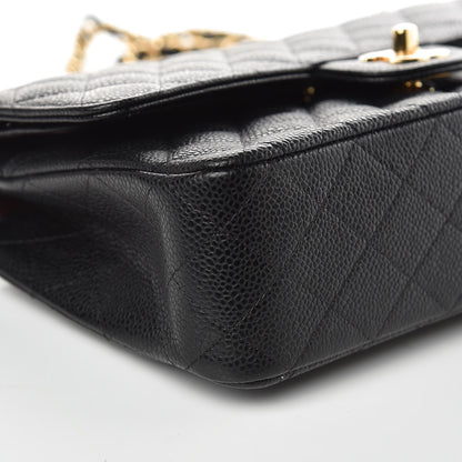 Chanel Caviar Quilted Medium Double Flap Black 8 of 10
