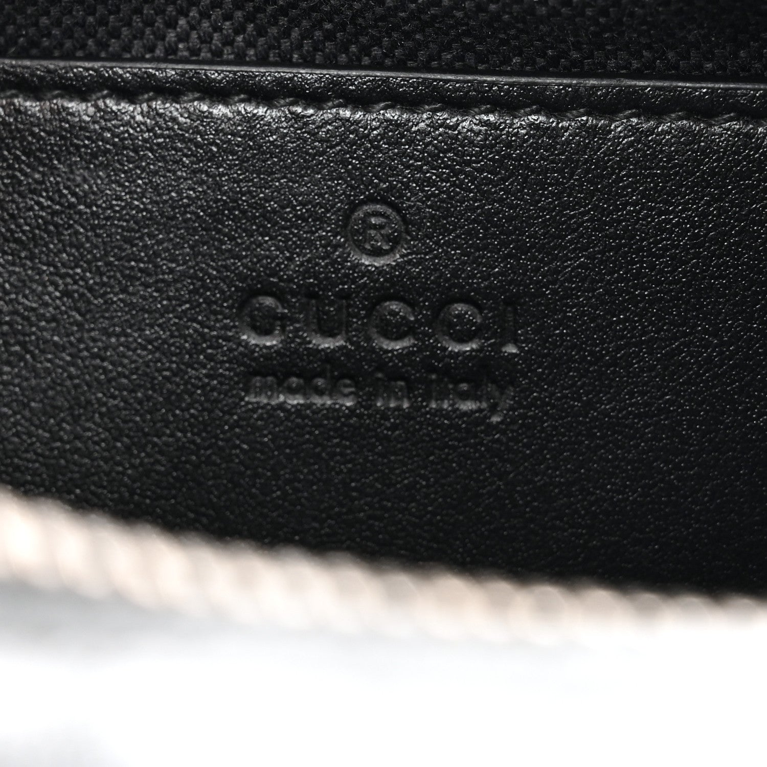 Gucci Calfskin Matelasse Monochrome Small GG Marmont Chain Shoulder Bag Black 6 of 10