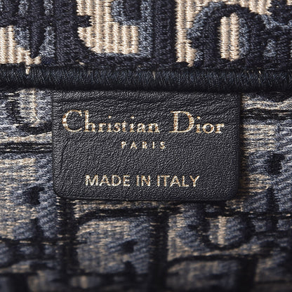 Christian Dior Oblique Book Tote Blue Multicolor 6 of 7