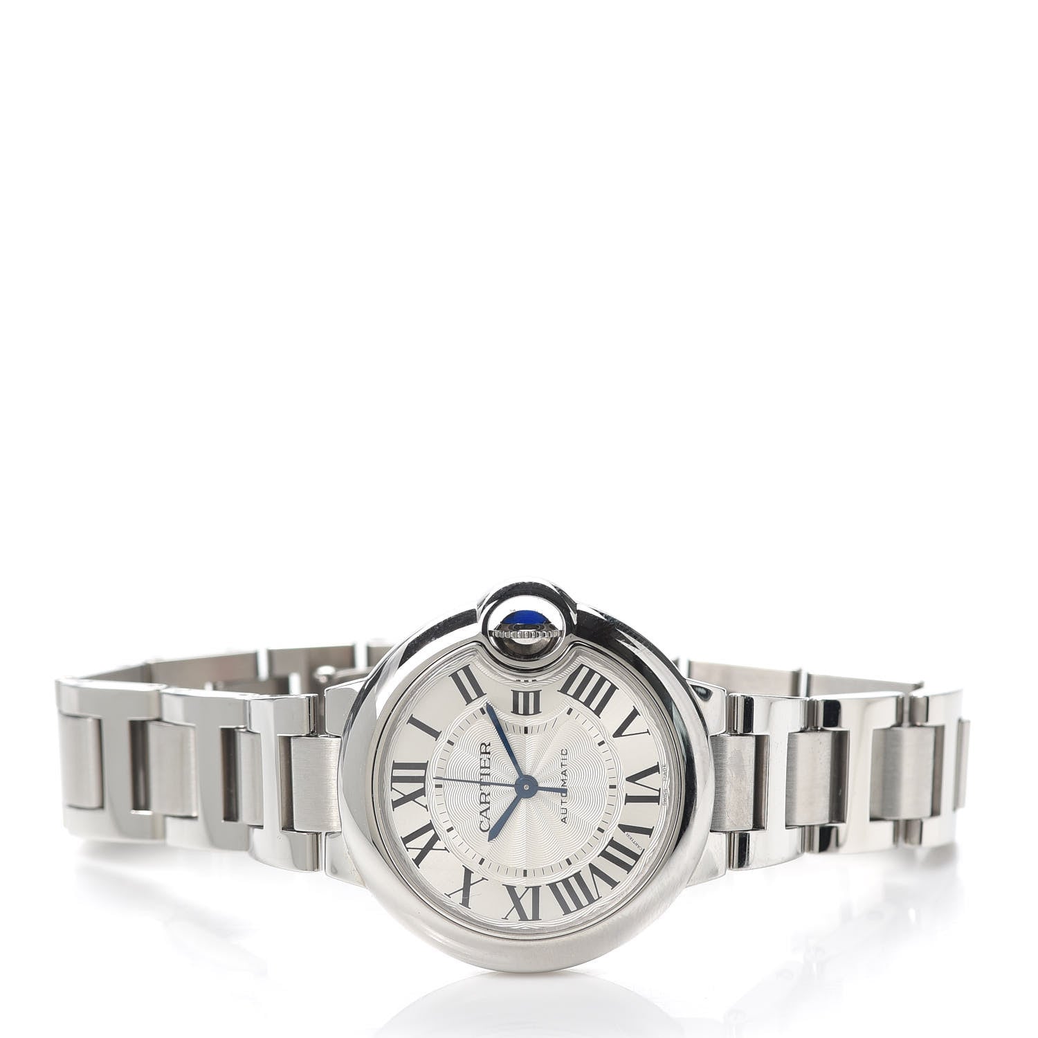 Cartier Stainless Steel 33mm Ballon Bleu De Cartier Automatic Watch 2 of 6