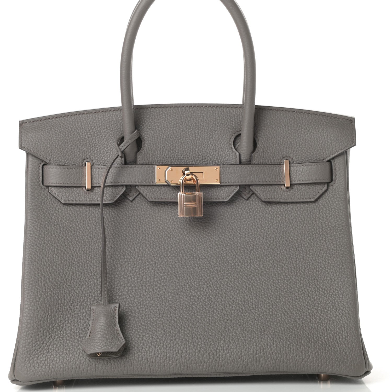 Hermes Togo Birkin 30 Etain 9 of 14