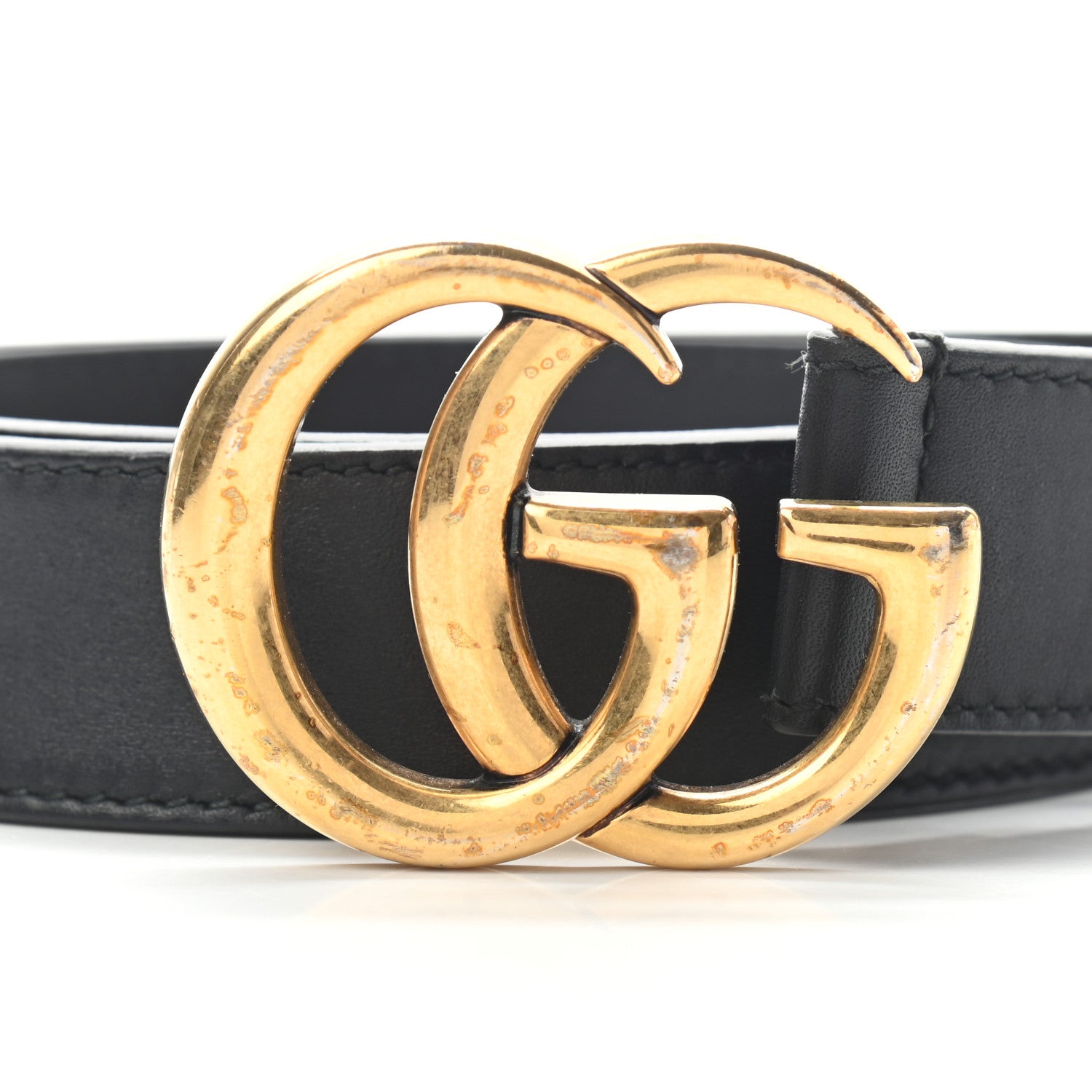 Gucci Calfskin Double G 30mm Belt 75 30 Black 6 of 6