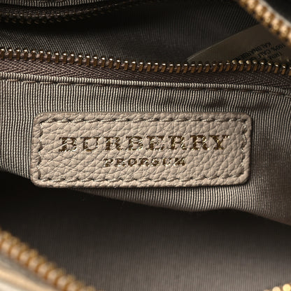 Burberry Grained Calfskin Mini Bee Bowling Bag Stone 6 of 11