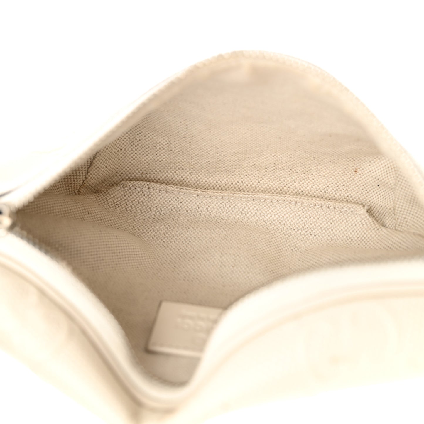 Calfskin GG Tennis Embossed Belt Bag Mystic White