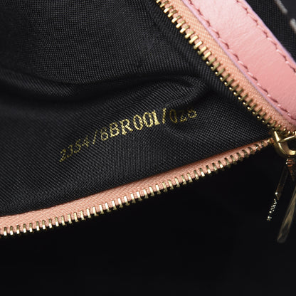 Fendi Zucchino Mama Baguette Navy Pink 7 of 10