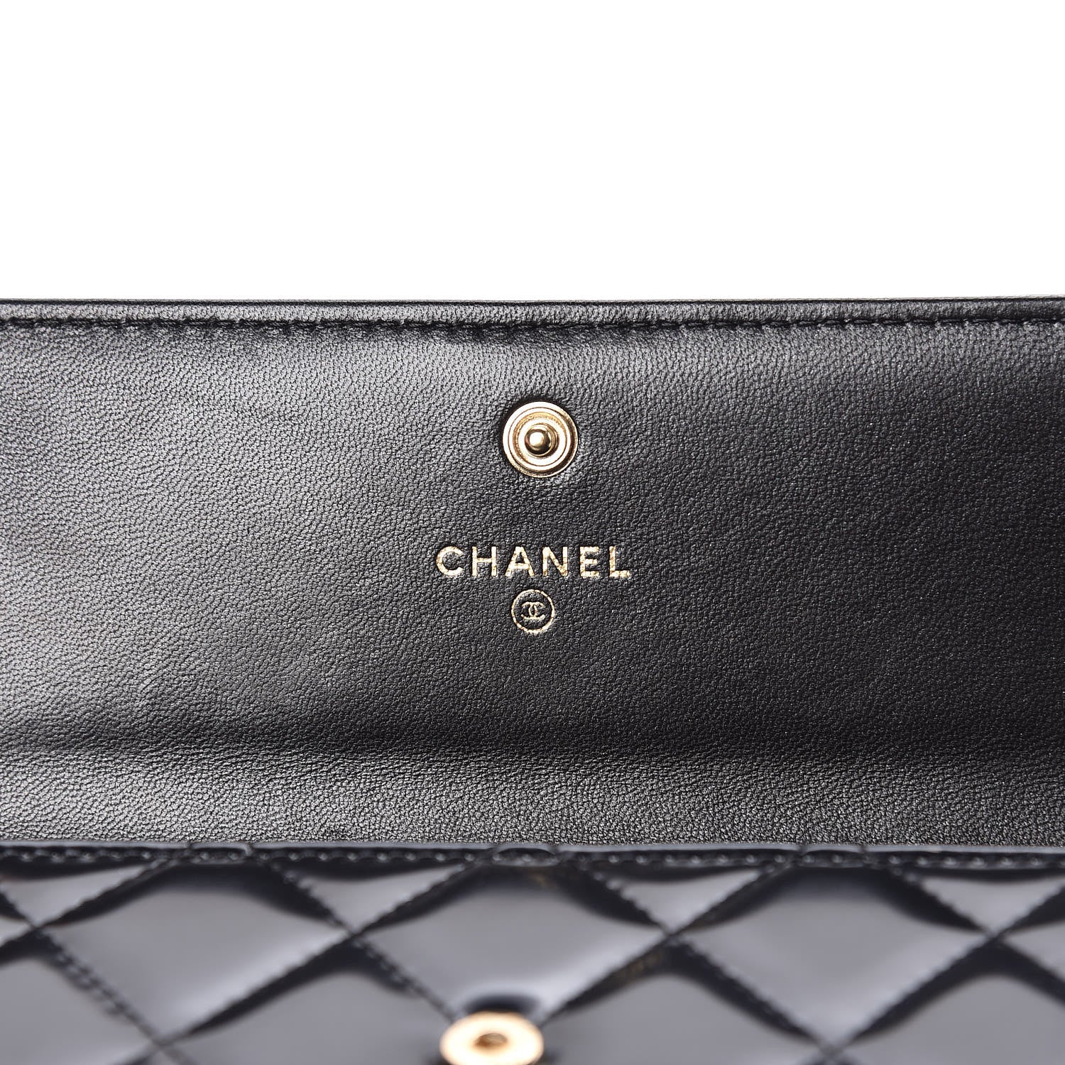 Chanel Iridescent Glazed Calfskin Quilted Boy Flap Wallet Black 6 of 9