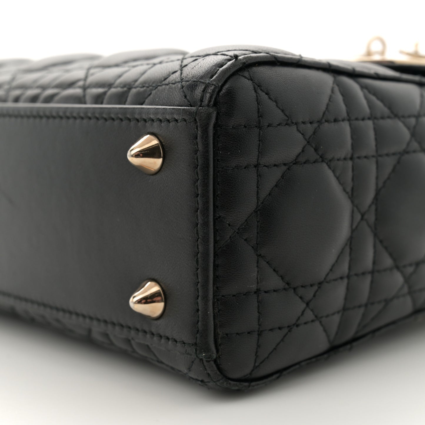 Lambskin Cannage Small My ABCDior Lady Dior Black
