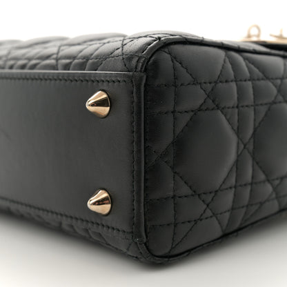 Christian Dior Lambskin Cannage Small My ABCDior Lady Dior Black 10 of 10