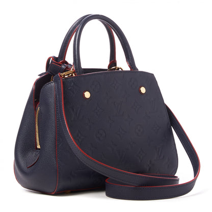 Louis Vuitton Empreinte Montaigne BB Marine Rouge 2 of 7