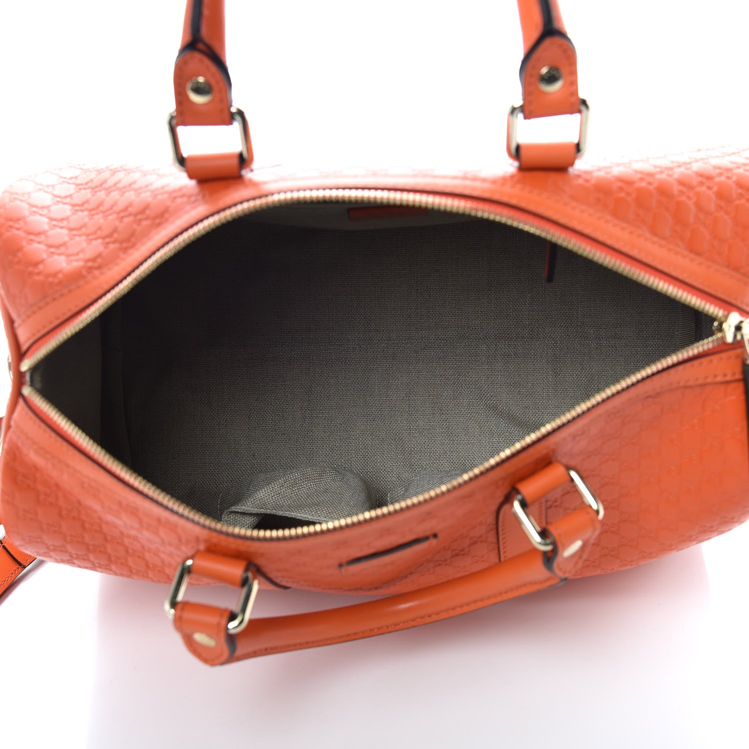 Gucci Microguccissima Medium Joy Boston Sun Orange 5 of 10