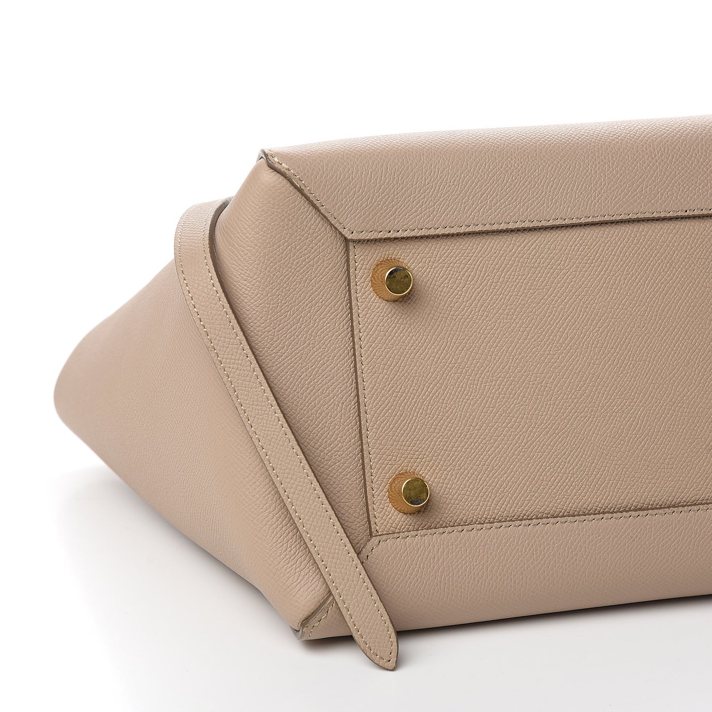 Grained Calfskin Mini Belt Bag Light Taupe