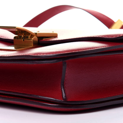 Celine Box Calfskin Medium Classic Box Flap Bag Red 8 of 11