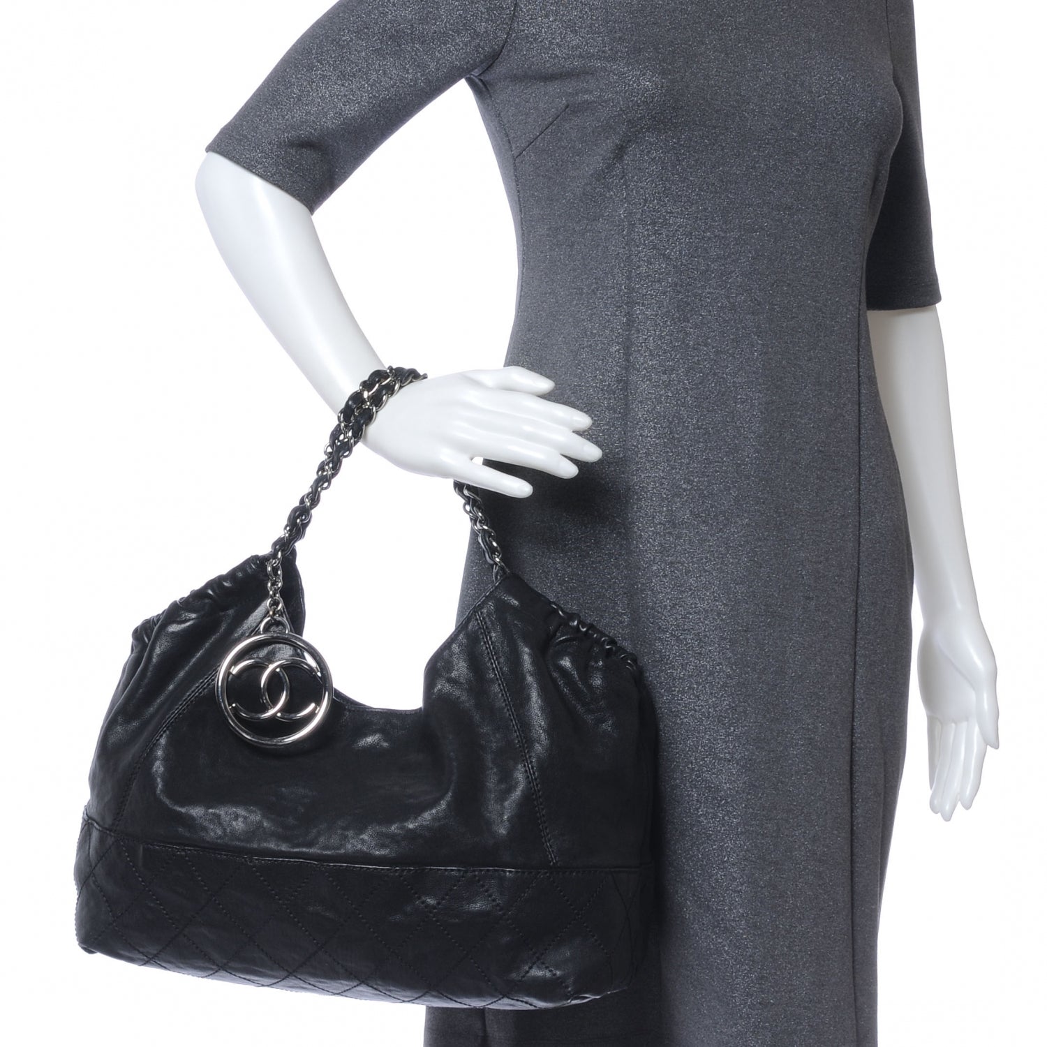 Chanel Calfskin Baby Coco Cabas Black 2 of 8