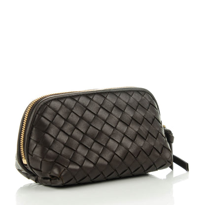 Bottega Veneta Nappa Intrecciato Cosmetic Case Ebano 3 of 8