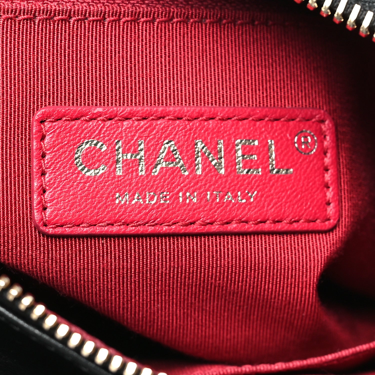 Chanel Aged Calfskin Quilted Small Gabrielle Logo Hobo Black 6 of 10