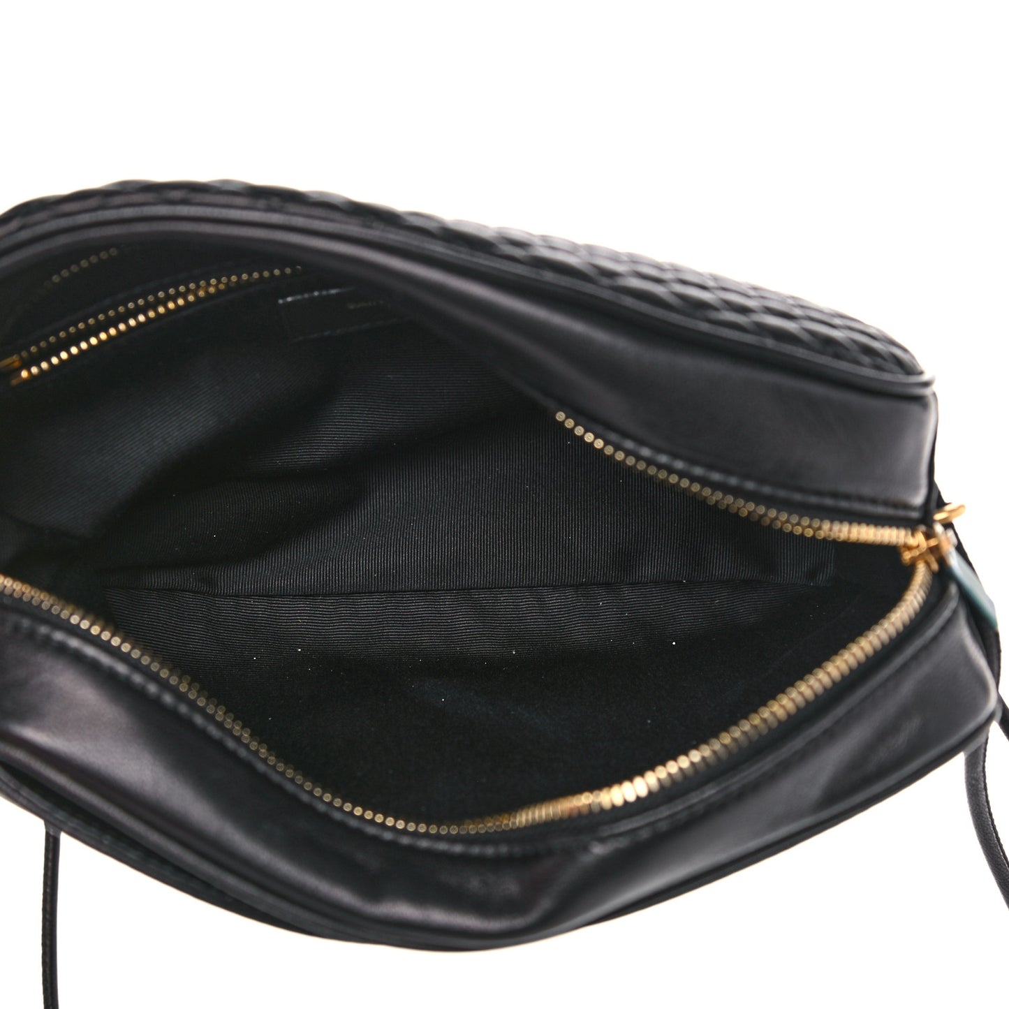 Lambskin Quilted Victoire Camera Bag Black