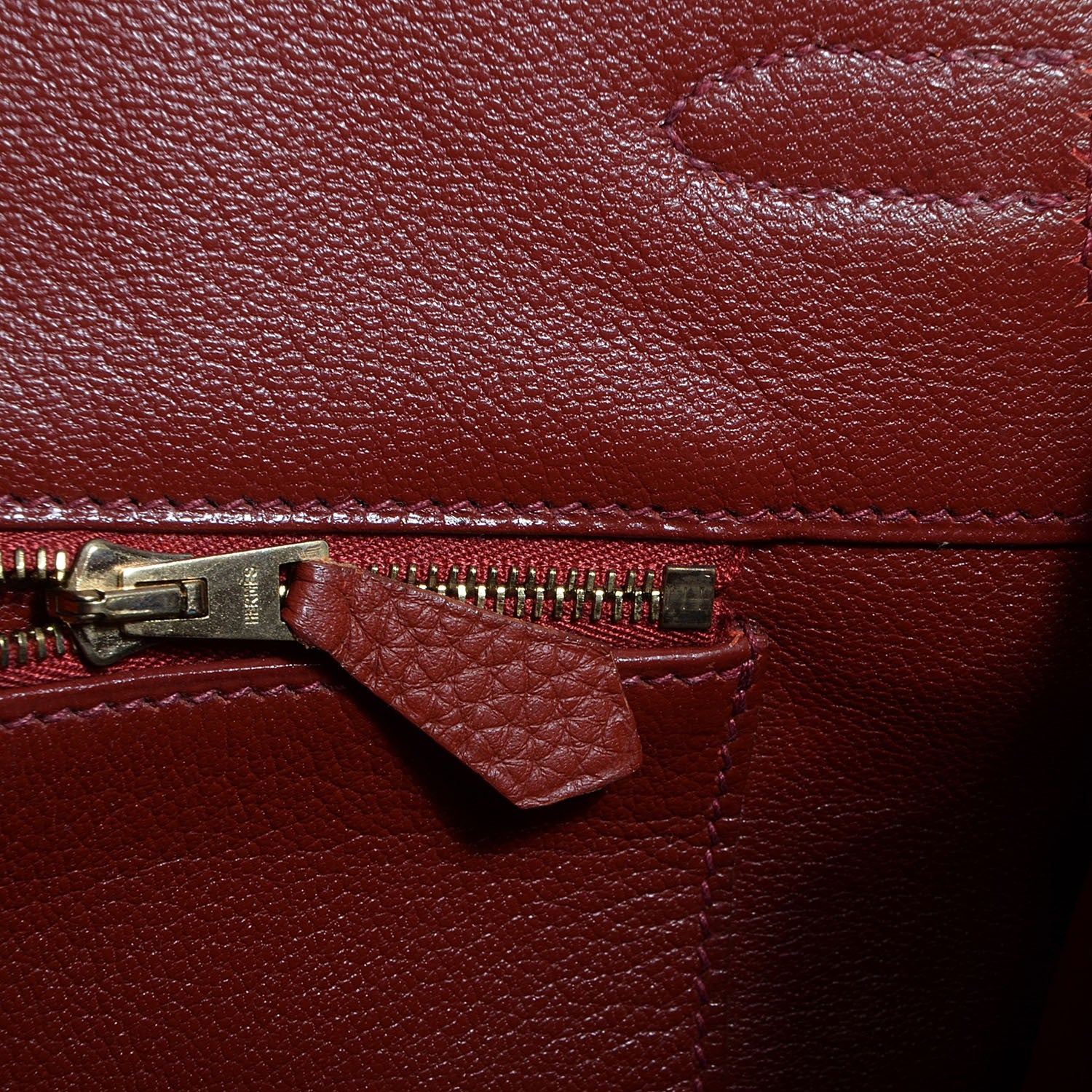 Hermes Taurillon Clemence Birkin 35 Brique 10 of 25