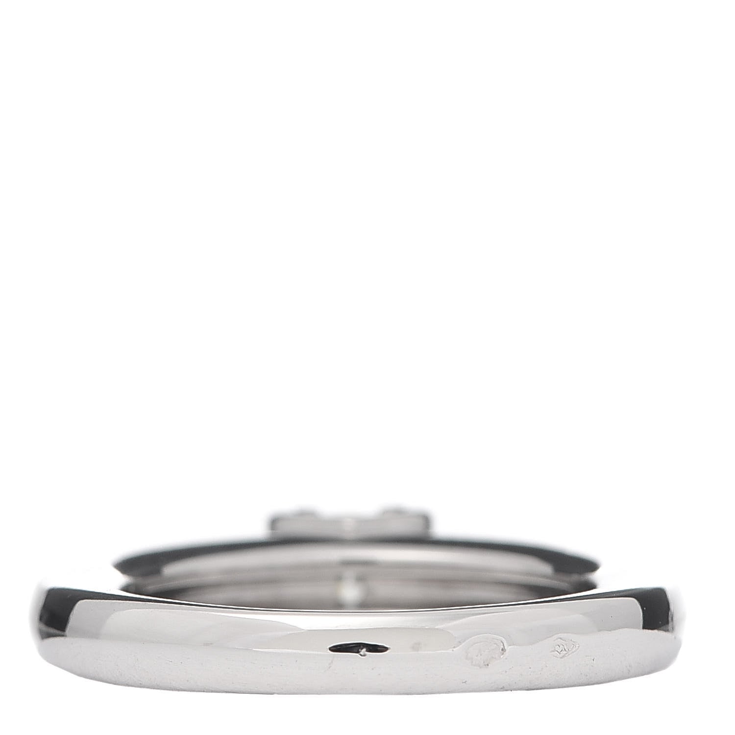 Cartier 18K White Gold Diamond .30ct Louis Ring 49 4.75 3 of 6