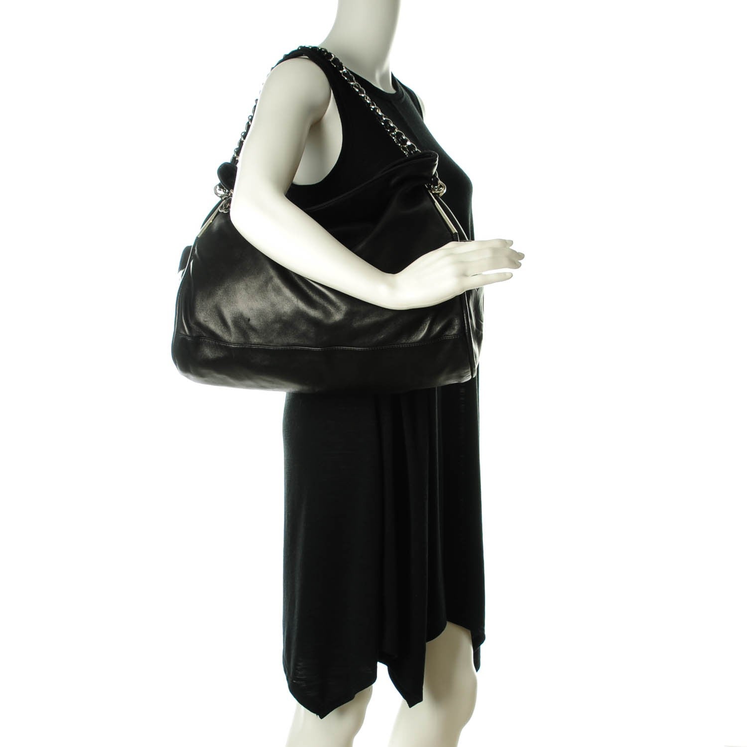 Chanel Lambskin Large Ultimate Soft Tote Black 2 of 7