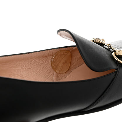 Gucci Calfskin Horsebit Loafers 37 Black 9 of 10